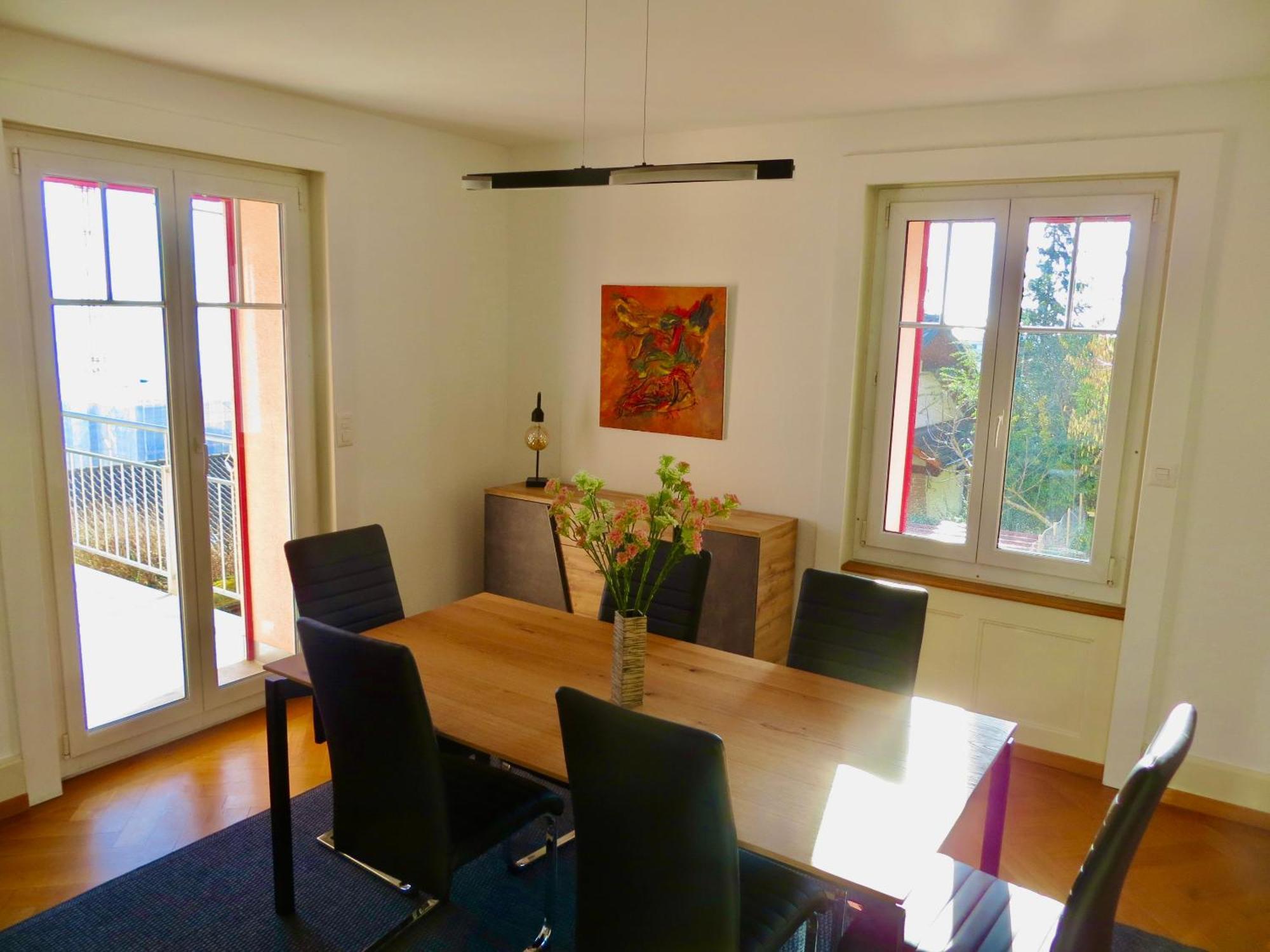Ferienwohnung Chez Carole Neuenburg Exterior foto