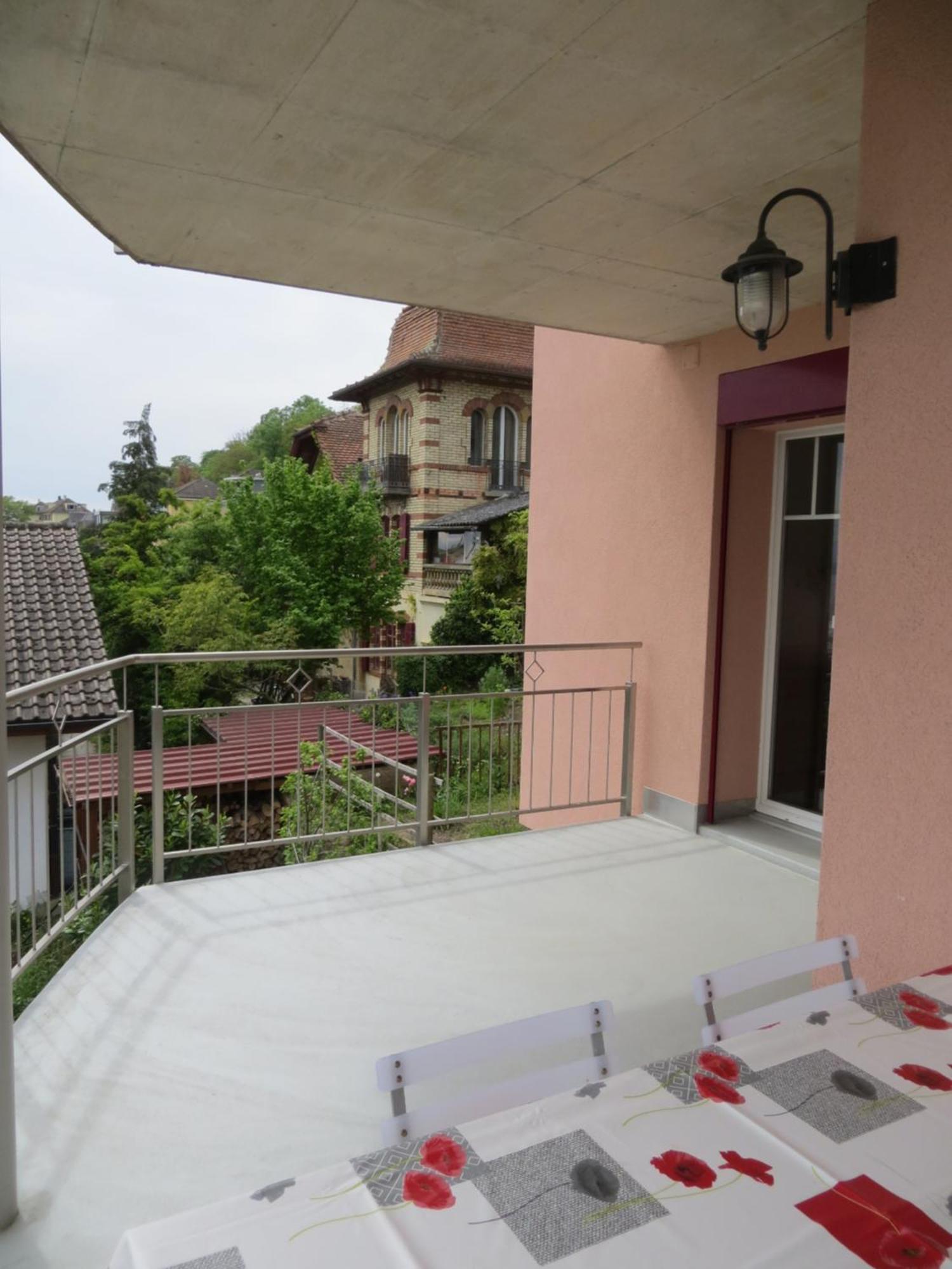 Ferienwohnung Chez Carole Neuenburg Exterior foto